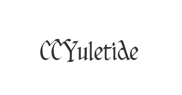 CCYuletideLog Regular font thumb
